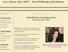 Tablet Screenshot of lisajmoore.com